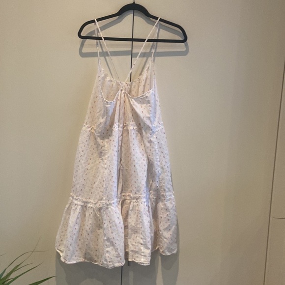 MADEWELL Tiered Cover-Up Dress in Rainbow Clipdot - Picture 13 of 13